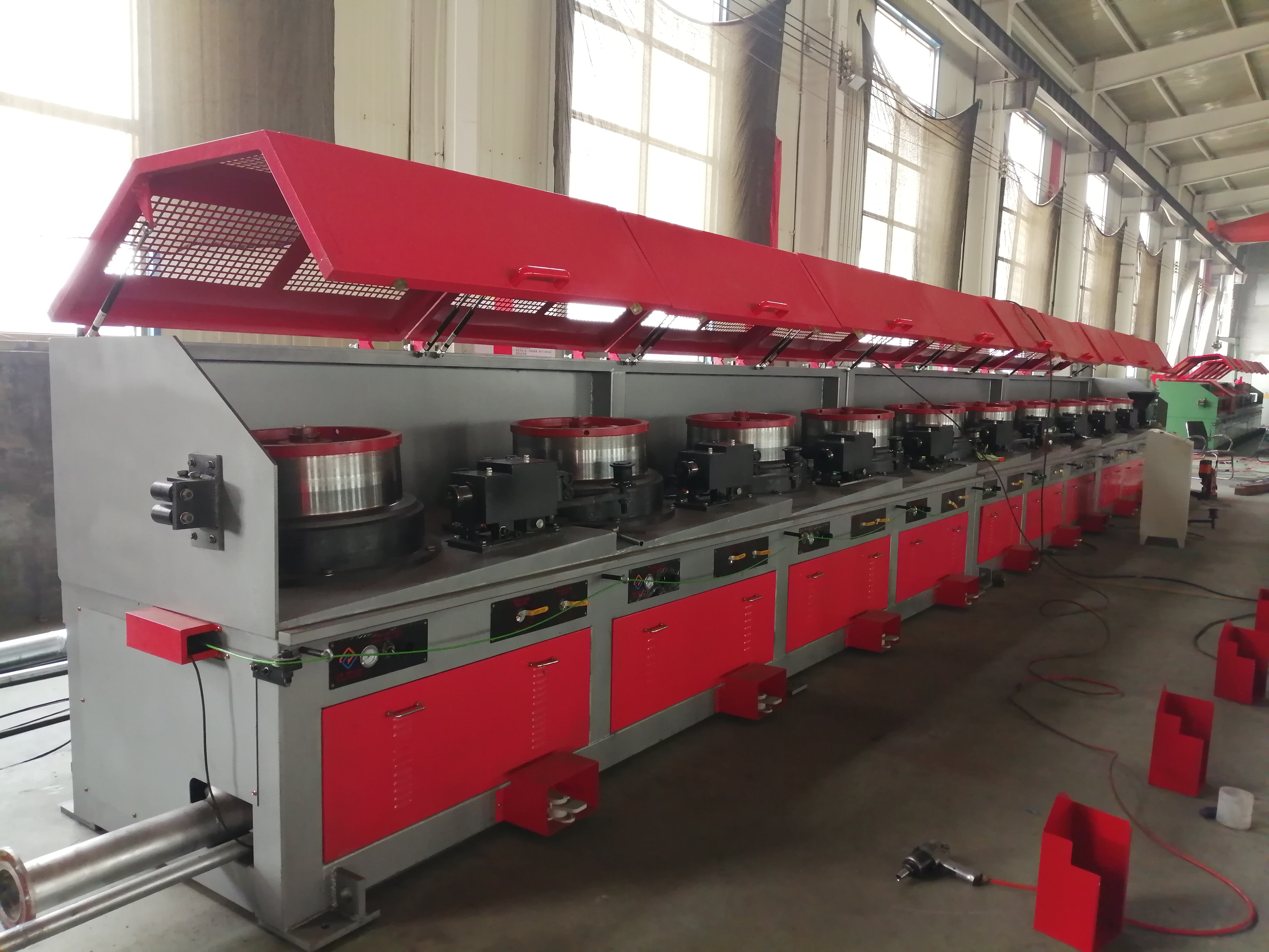 Straight Type Wire Drawing Machine